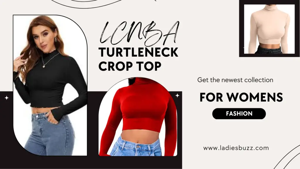 LCNBA Women's Long Sleeve Turtleneck Crop Top/shirts