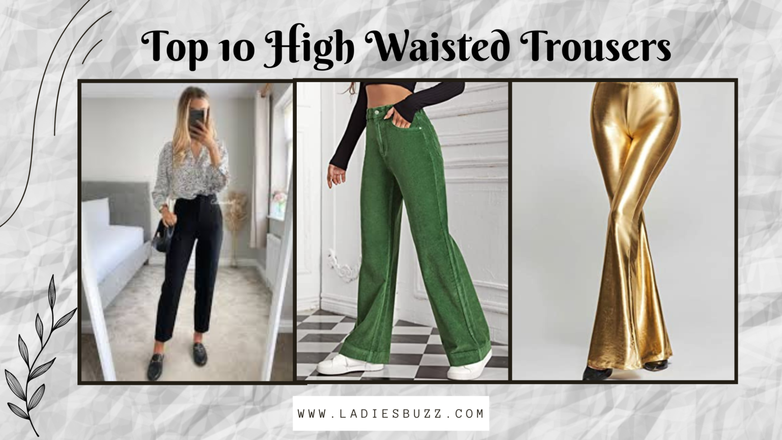 top 10 high waisted trousers for women