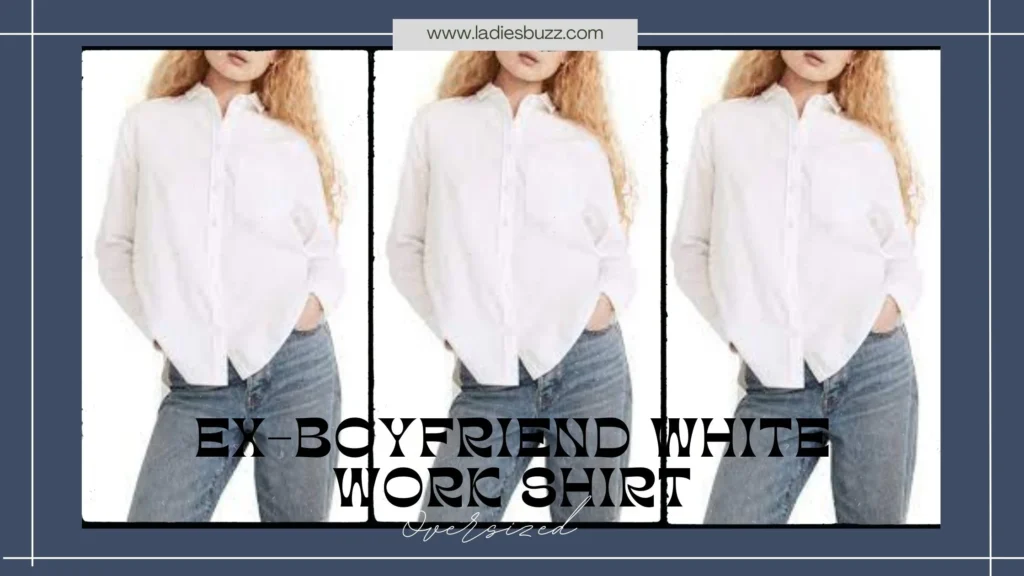 Oversized Ex-Boyfriend White Work Shirt