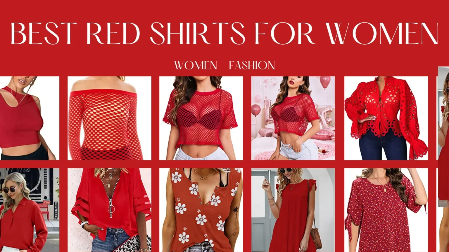 Red Shirts for Women