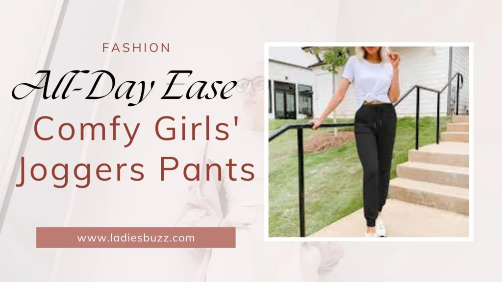 All-Day Ease Comfy Girls' Joggers Pants