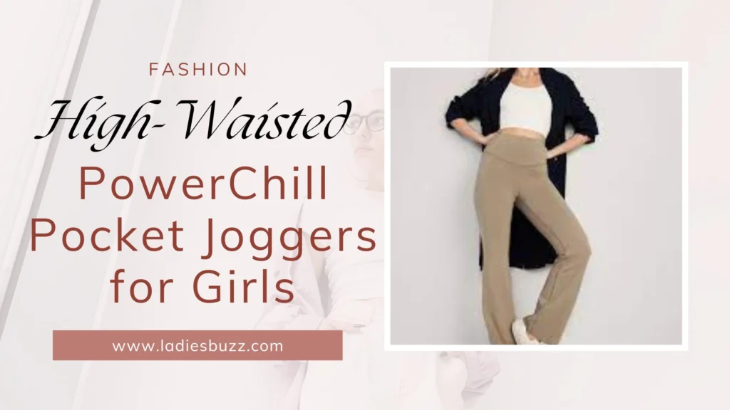 High-Waisted PowerChill Pocket Joggers for Girls: