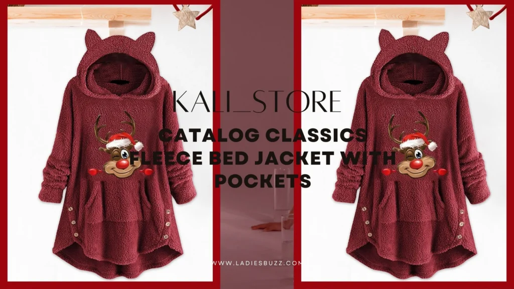 KaLI_store Catalog Classics Fleece Bed Jacket with Pockets