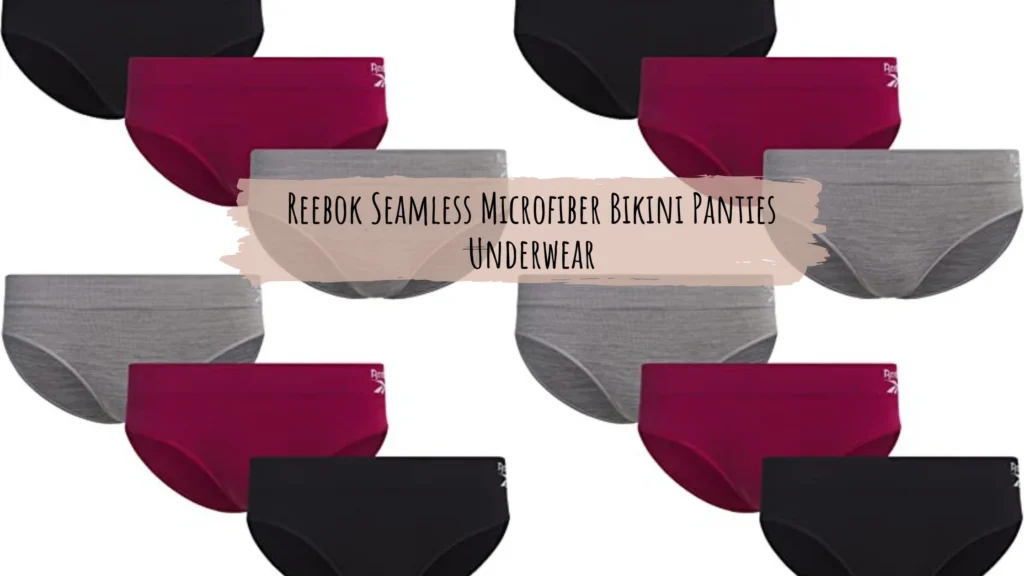 Reebok Seamless Microfiber Bikini Panties Underwear