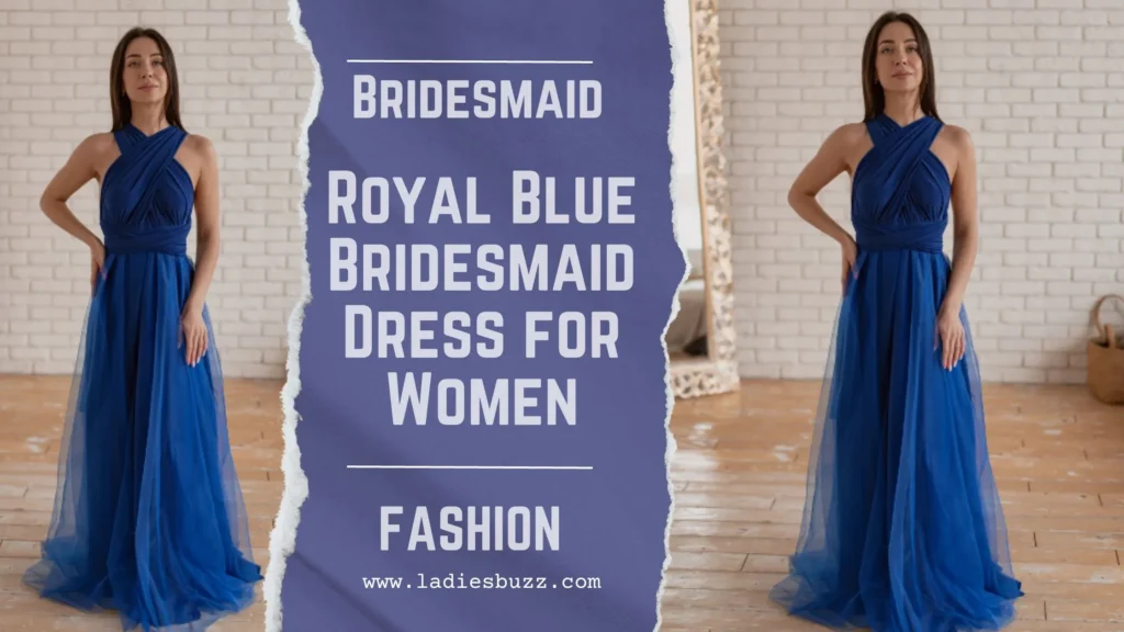 Royal Blue Bridesmaid Dress for Women