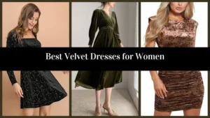Best Velvet Dresses for women
