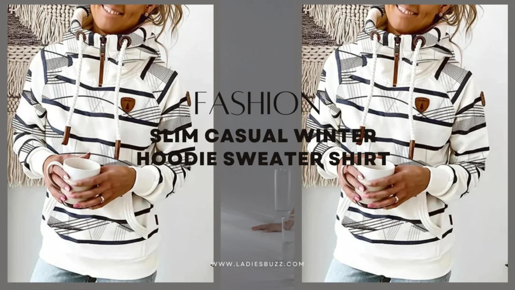 Women's Fashion Slim Casual Winter Hoodie Sweater shirt
