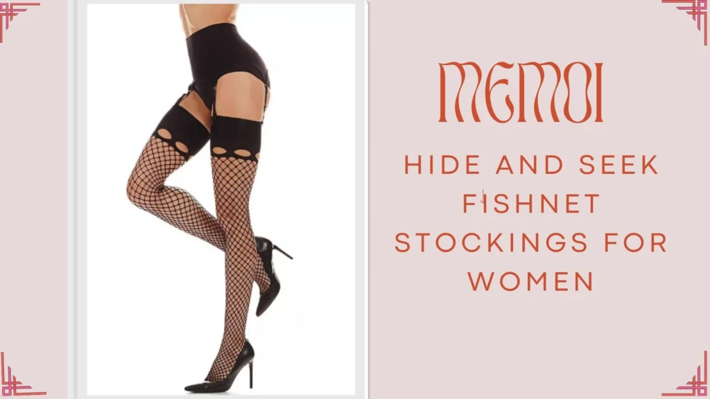 MEMOI Hide and Seek Fishnet Stockings for Women
